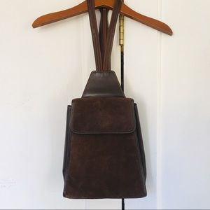 NOT FOR SALE El Potro - suede and leather backpack